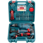 تصویر کیت دریل چکشی رونیکس 750 وات 33 پارچه مدل RS-0008 Ronix Hammer Drill Kit RS-0008