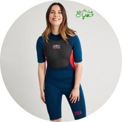 تصویر (وتسوت) لباس غواصی و ورزش های آبی ۳ میل Banana Bite کد۸ زنانه نیم تنه - ۱ ا Neoprene wetsuit Neoprene wetsuit