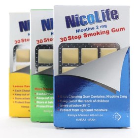 تصویر آدامس ترک سیگار نیکولایف (Nicolife) مجموعه 2 عددی نیکولایف