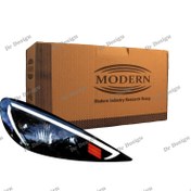 تصویر چراغ جلو اسپرت 206 برند مدرن و کروز پلاس مدل کواترو بسته دو عددی - مدرن / مولتی کالر ( ریموتی ) 