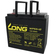 تصویر باتری 12 ولت 55 آمپر-LONG 