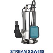 تصویر لجنکش تک فاز بدنه استیل استریم مدل STREAM SGW650 