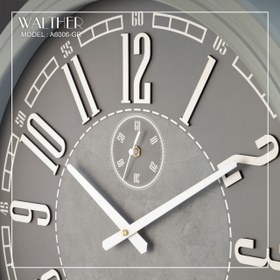 تصویر ساعت دیواری والتر مدل A6006-GR - قهوه ای 
