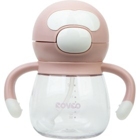 تصویر لیوان آب خوری کودک رووکو کد 06 حجم 240 میلی لیتر | صورتی | 