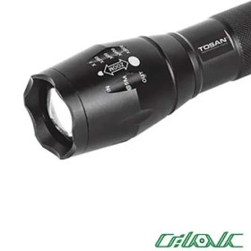 تصویر چراغ‌قوه پلیسی Tosan مدل 9580FL Tosan Police Flashlight Model 9580FL