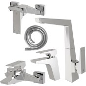 تصویر ست شیرآلات کسری مدل کنکورد 