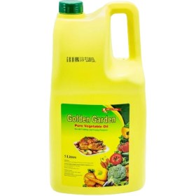 تصویر روغن دبه ای 5 ليتر جلدن جاردن GOLDEN GARDEN مخصوص پخت و پز و سرخ کردن Golden Garden pure vegetable oil 5l