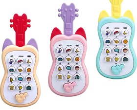 تصویر موبایل موزیکال طرح گیتار با گوشه های سیلیکونی 