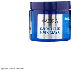 تصویر ماسک مو با آبکشی مدل هیالورنیک اسید حجم 400 میلی لیتر آدرا Adra 