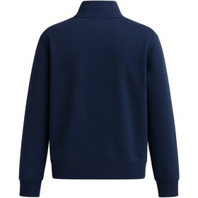 تصویر سویشرت سرمه ای 