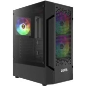 تصویر کیس کامپیوتر گیم دیاس Aura GC7 ARGB Mid Tower مشکی Gamdias Aura GC7 ARGB Mid Tower Black Computer Case