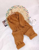 تصویر سرهمی دخترانه آتنا مخمل کبریتی - سایز 