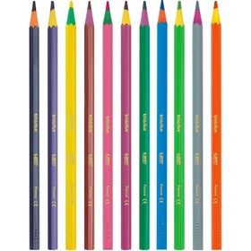 تصویر مداد رنگی 12 رنگ بیک مدل EVOLUTION 
