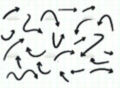 تصویر وکتور فلش پیکان 