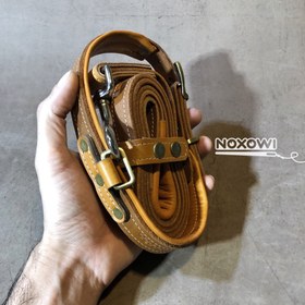 تصویر قلاده گردنی چرم کد ۰۲۷۷ 