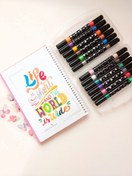 تصویر ماژیک رنگ آمیزی اکلیلی 12 عددی مدل 2 سر 