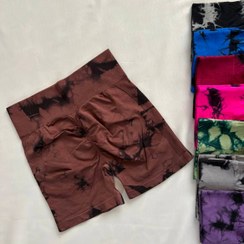 تصویر شرتک سیملس ابروبادی قهوه ای - L 