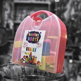 تصویر دومینو 100 عددی در 8 رنگ 