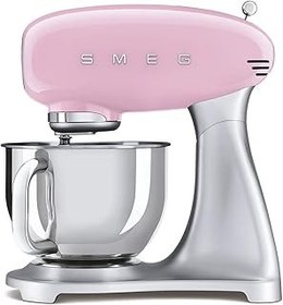 تصویر Smeg 1950s Mixer strome strome strome strome (صورتی) Smeg 1950s Retro Style Aesthetic Stand Mixer (Pink)