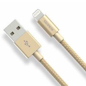 تصویر کابل تبدیل USB به لایتنینگ روموس مدل CB12n طول 1 متر Romoss CB12n USB To Lightning Cable 1m