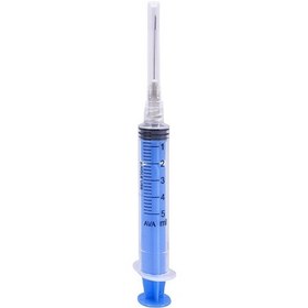 تصویر سرنگ ۵ سی سی لوئرلاک آوا Ava 5cc luer lock syringe