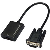 تصویر تبدیل VGA به HDMI وی نت V-NET Converter VGA To HDM