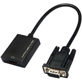 تصویر تبدیل VGA به HDMI وی نت V-NET Converter VGA To HDM