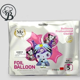 تصویر بادکنک کرومی 5 تکه 