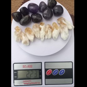 تصویر سیترین و امیتیست (9تایی) 