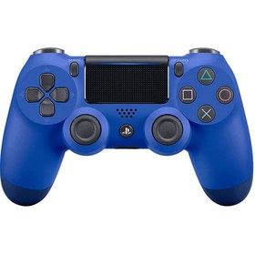 تصویر دسته بازی Sony PS4 DualShock 4 رنگ آبی ( اصلی استوک ) 