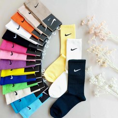 تصویر جوراب ساقدار زنانه نایکی رنگی 