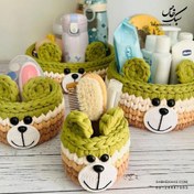 تصویر چهارتیکه عروسکی تریکو خرسی 