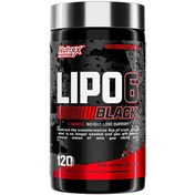 تصویر چربی سوز لیپوسیکس 6 بلک ناترکس 120 عدد nutrex Lipo 6 120