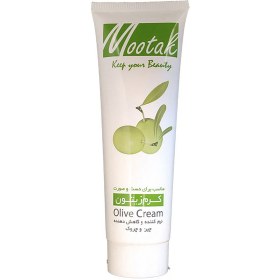 تصویر کرم مرطوب کننده تیوپی زیتون 90میل موتاک Mootak Olive Moisturzing Cream 90ml