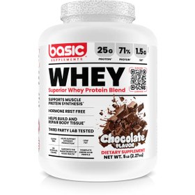 تصویر پروتئین وی بیسیک BASIC WHEY PROTEIN