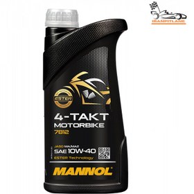 تصویر روغن موتور سیکلت مانول MANNOL 4-Takt Motorbike 10W-40 7812 