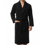 تصویر حوله تن پوش دیمورا رنگ مشکی 