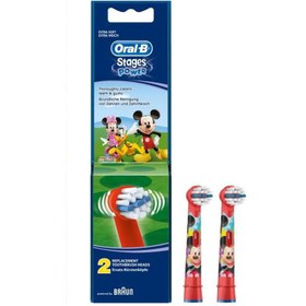 تصویر سری مسواک برقی کودک اورال بی مدل میکی موس ا Oral-B Mickey Mouse Electric Kids Toothbrush Heads Oral-B Mickey Mouse Electric Kids Toothbrush Heads