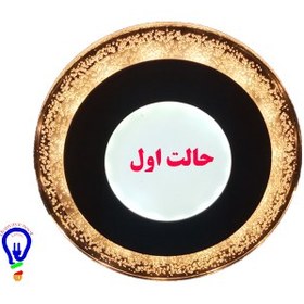 تصویر پنل اس ام دی سقفی دور آفتابی3 3توکار سه حالته SMD 