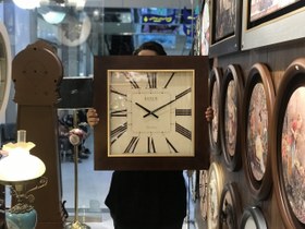 تصویر ساعت دیواری چوبی لوتوس مدل TROY کد LOTUS - TROY Wooden wall clock Code W-9911