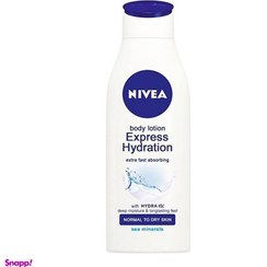 تصویر لوسیون بدن نیوآ (Nivea) مدل Express Hydration مناسب پوست معمولی تا خشک حجم 400 میلی‌لیتر 