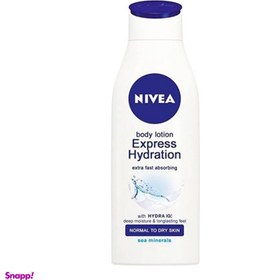 تصویر لوسیون بدن نیوآ (Nivea) مدل Express Hydration مناسب پوست معمولی تا خشک حجم 400 میلی‌لیتر 