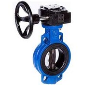 تصویر شیر پروانه ای گیربکسی PN 16/PN 10 دیسک چدن میراب - 4 اینچ Mirab Gear-Operated Butterfly Valve (PN 16/PN 10) with Cast Iron Disc