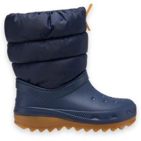 تصویر کلاسیک Neo Puff Boot T Navy Blue Children Bot کراکس Crocs 