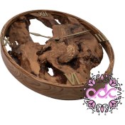 تصویر ساعت رزینی چوبی 