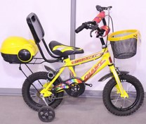 تصویر دوچرخه ۱۲ کودک سبد، صندوق دار ، پشتی دار اورسایز طوقه آلومینیوم bicycle for children 12