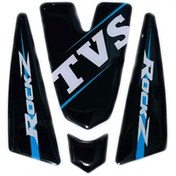 تصویر پد آرم گلگیر و بدنه موتور سیکلت تی وی اس مدل L-48-BLK-BLU 