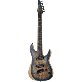 تصویر Schecter Reaper 7 Multiscale Satin Sky Burst 