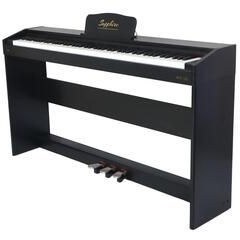 تصویر پیانو SAPPHIRE SDP 100 KEY SENSITIVE 88 PIANO BLACK JWIN 