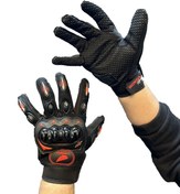 تصویر دستکش موتورسواری هوندا | ضد لغزش، ضربه‌گیر و مناسب فصل گرم 